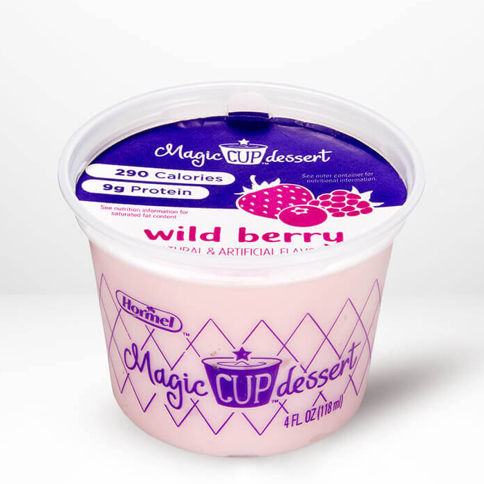 MAGIC CUP- Wild Berry 4 ounce (Pack of 48)