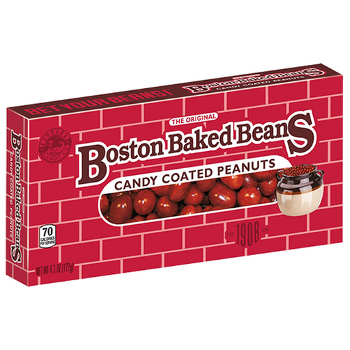 Boston Baked Beans, Candy Coated Peanuts, 4.30 oz. Theater Box (1 Count)