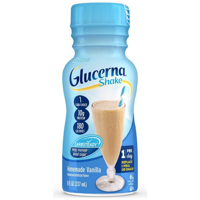 Glucerna Snack Shake, Homemade Vanilla, 8 oz. (16 count)