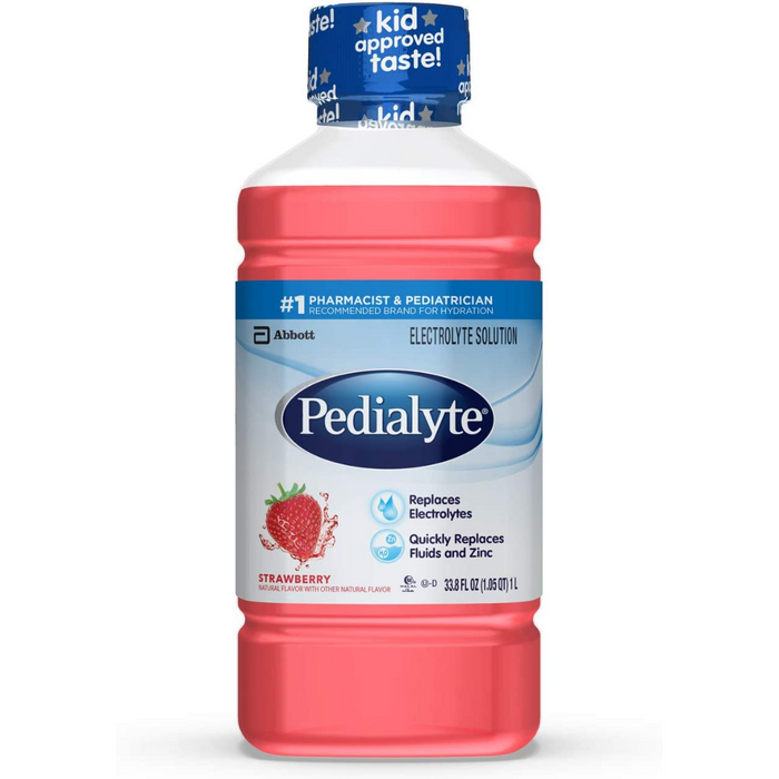 Pedialyte Original, Strawberry, 33.8 oz. (8 Count)