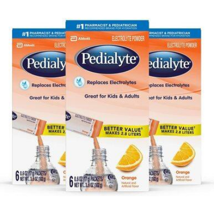 Pedialyte Powder, Orange, 0.6 oz. (36 count)