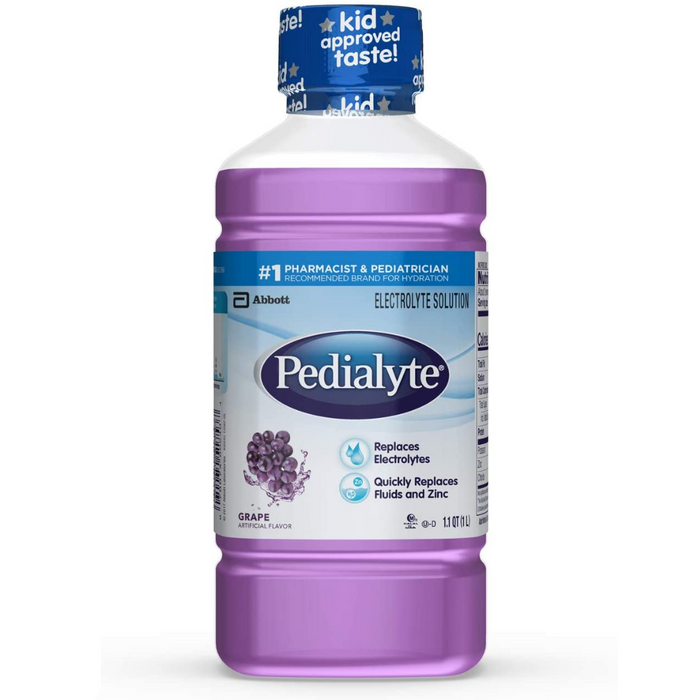 Pedialyte Original, Grape, 33.8 oz. (8 Count)