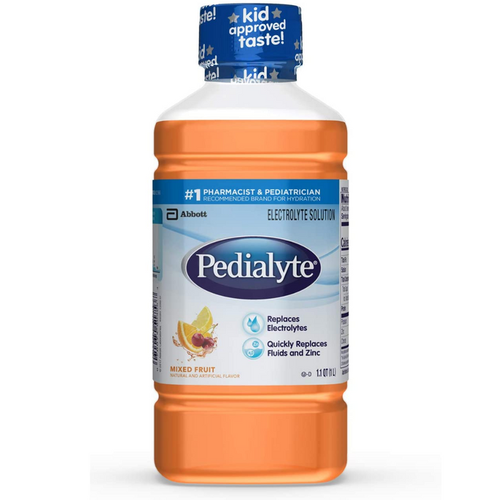 Pedialyte Original, Mixed Fruit, 33.8 oz. (8 Count)