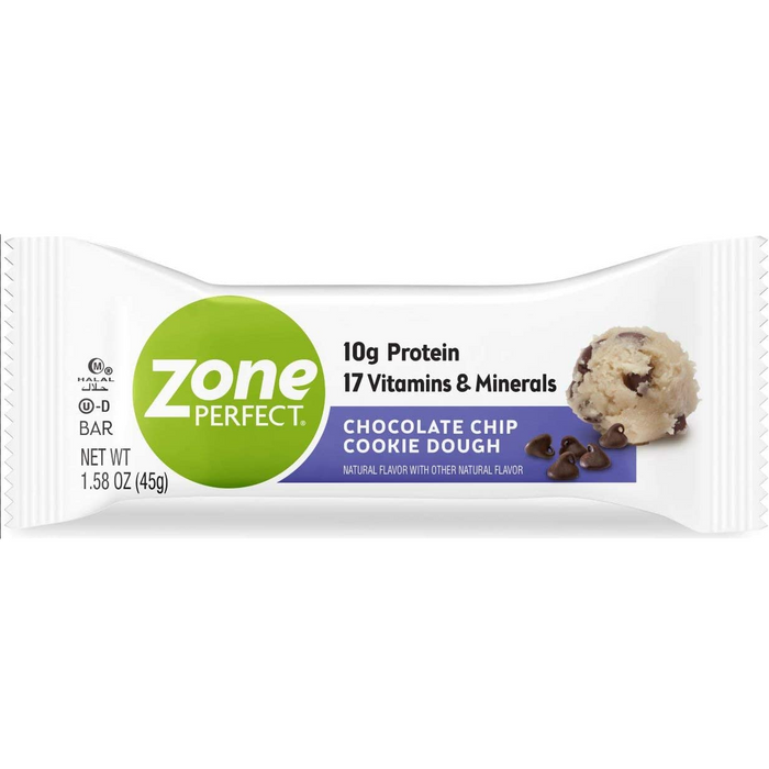 ZonePerfect Bar, Chocolate Chip Cookie Dough, 1.58 oz. (36 count)