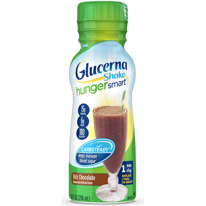 Glucerna Hunger Smart Shake, Rich Chocolate, 10 oz. (12 count)