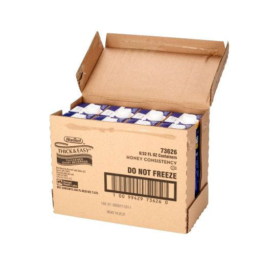 Thick & Easy Thickened Dairy Beverage, Honey Consistency 32 oz. (8 Count) case