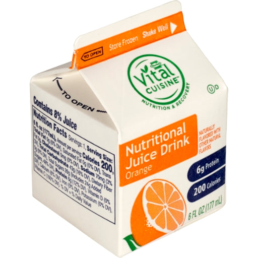 Hormel Vital Cuisine Orange Nutrition Drink, 6 fl. oz. Carton (Pack of 50)