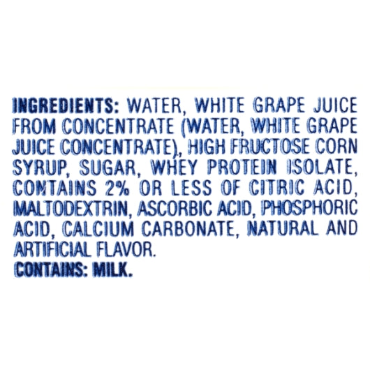 Hormel Vital Cuisine White Grape Nutrition Drink, 6 fl. oz. Carton (Pack of 50) ingredients