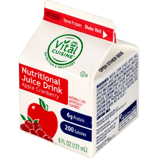 Hormel Vital Cuisine Apple Cranberry Nutrition Drink, 6 fl. oz. Carton (Pack of 50)