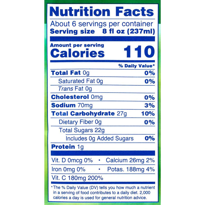 Thick & Easy Thickened Orange Juice, Nectar Consistency 46 oz. (6 Count) nutrition