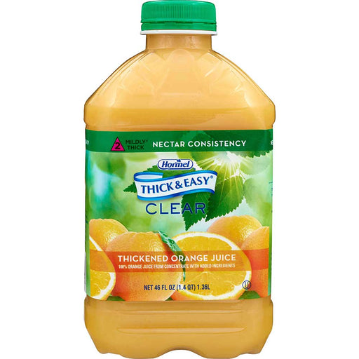 Thick & Easy Thickened Orange Juice, Nectar Consistency 46 oz. (6 Count)
