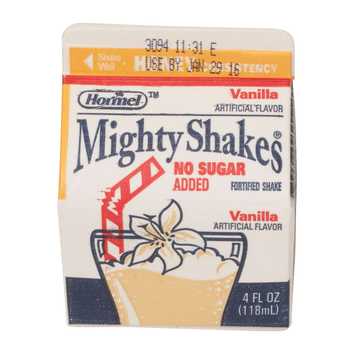 Mighty Shakes Reduced Sugar Honey Consistency - Vanilla 4 ounce (Pack of 50) box