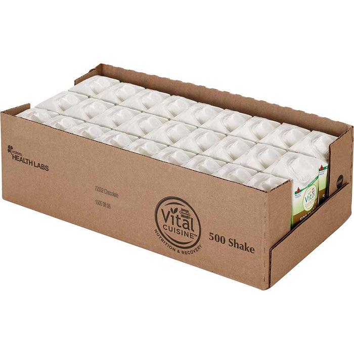Hormel Vital Cuisine Level 2 Nectar Consistency Chocolate Shake, 8.45 fl. oz. Carton (Pack of 27) case