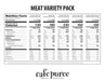 Café Puree® Meat Variety Pack 3 oz. (24 Count) nutrition