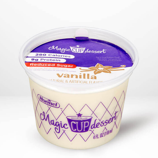 MAGIC CUP- Reduced Sugar Vanilla 4 ounce (Pack of 48)