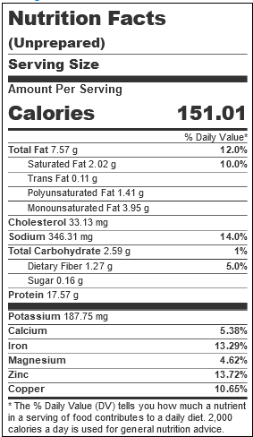 Hormel Thick & Easy Pureed Shaped Meat Variety Pack, 3 Ounce (24 Count) nutrition