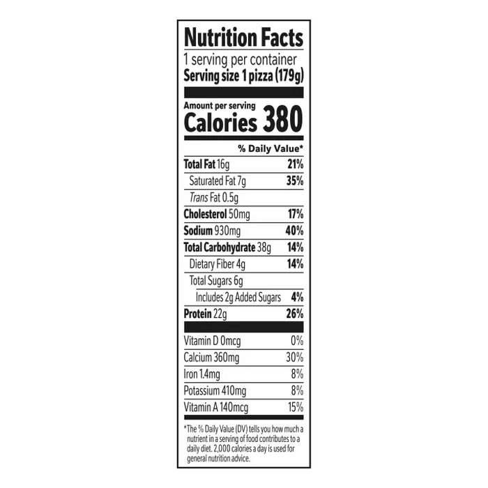 Pepperoni Pizza Nutrition