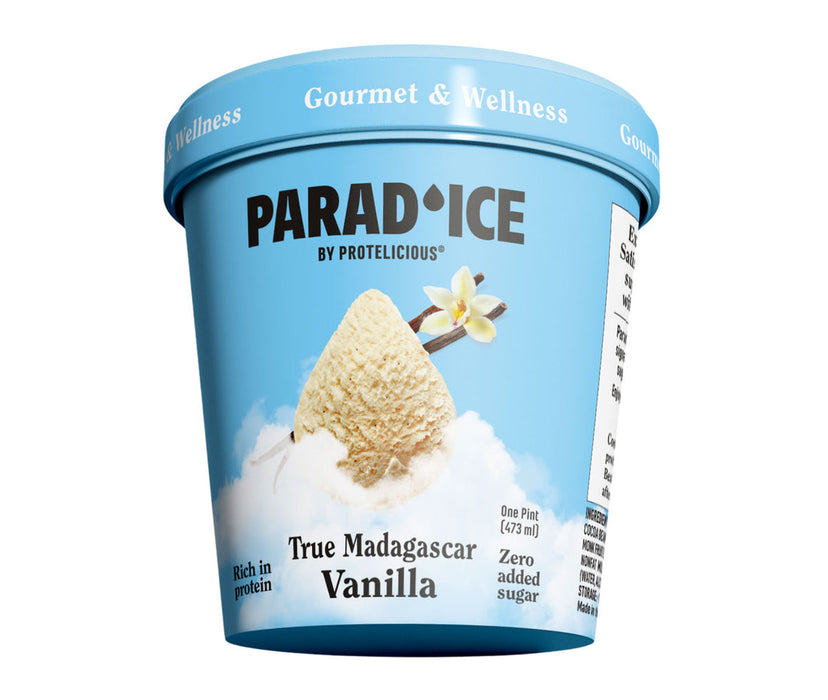 PARAD'ICE True Madagascar Vanilla Ice Cream, 10.23 oz. 8 Pints