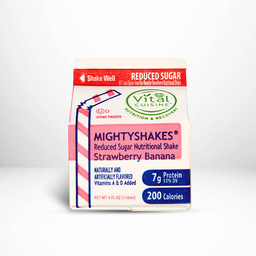 Lyons Vital Cuisine MightyShakes Fortified Shake Reduced Sugar- Strawberry Banana 4 oz. (Pack of 50)