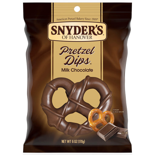 Snyder's of Hanover, Pretzel Dips with Milk Chocolate, 5.0 oz. bag (1 count)