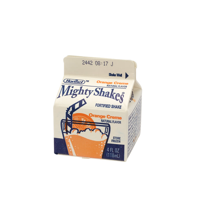 Mighty Shakes Fortified Shake- Orange Cream 4 ounce (Pack of 75)