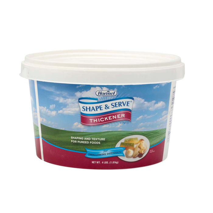 SHAPE & SERVE Instant Food Thickener 4 Pound Tub (2 Count)