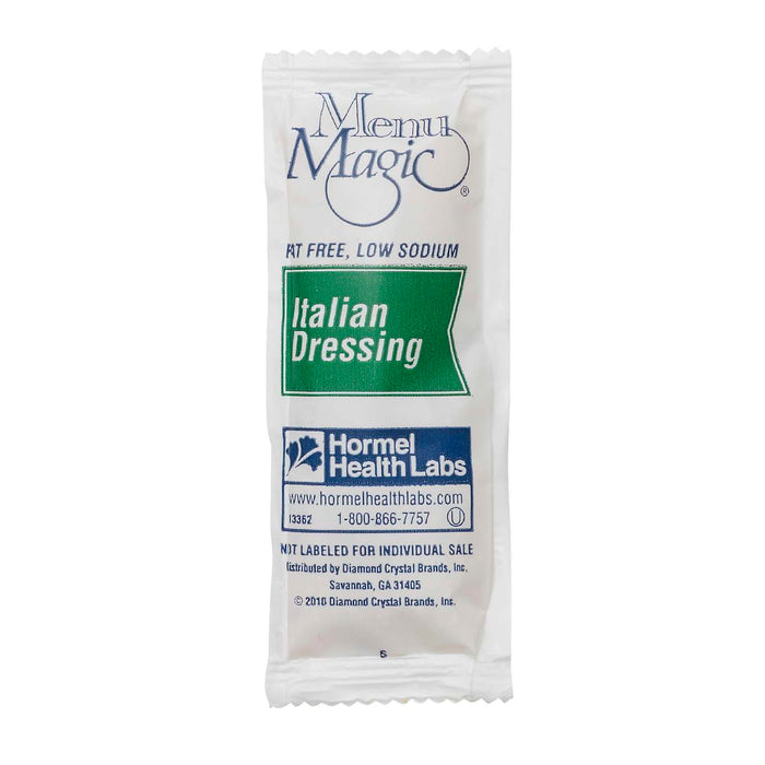 low sodium italian dressing Menu Magic Fat Free Single Serve Italian Dressing (Pack of 200) — Home Health Nutrition