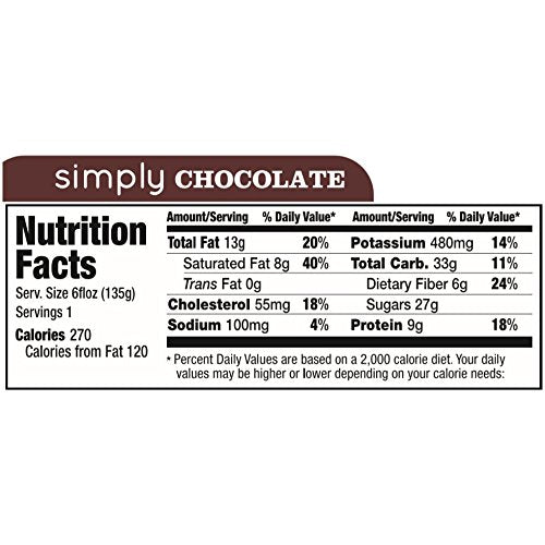Thrive Frozen Nutrition, Simply Chocolate Ice Cream, 6 oz Cups (24 count)