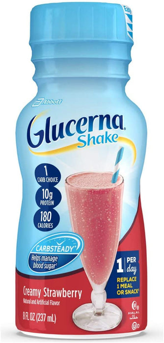 Glucerna Variety Pack, Vanilla/Chocolate/Strawberry, 8 oz. (96 count)