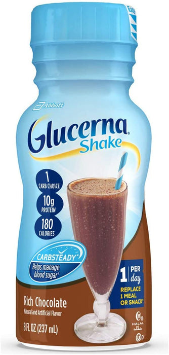 Glucerna Variety Pack, Vanilla/Chocolate/Strawberry, 8 oz. (96 count)