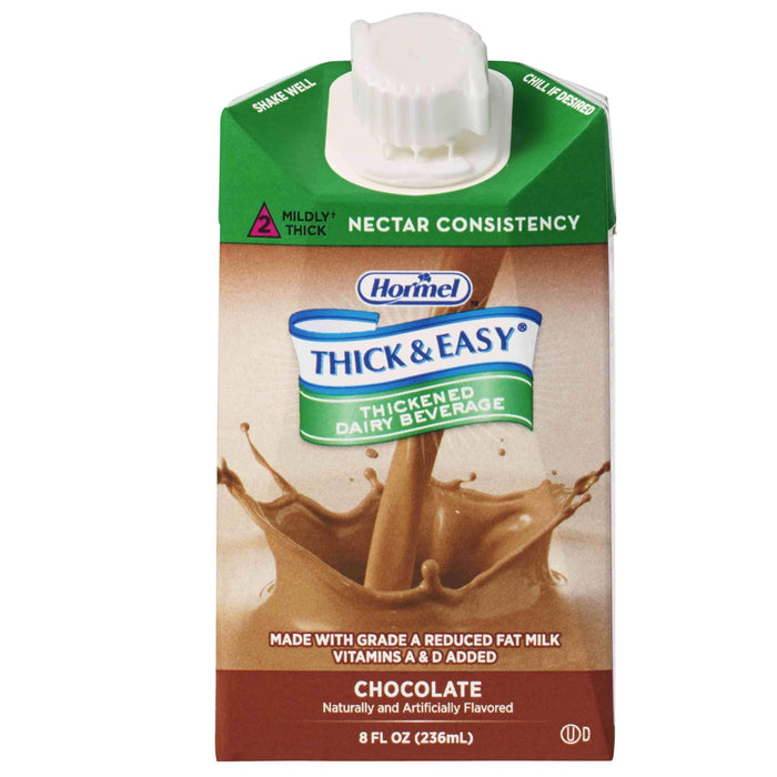 Thick & Easy Thickened Dairy Beverage Chocolate Nectar Consistency 8 oz. (27 Count)
