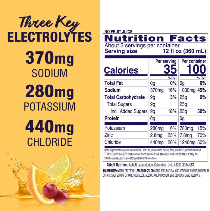 Pedialyte Original, Mixed Fruit, 33.8 oz. (8 Count)