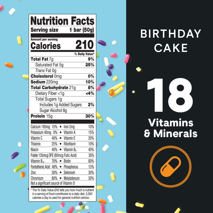 ZonePerfect Macros Bar, Birthday Cake, 1.76 oz. (36 count)