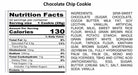 That's Just Nuts, Chocolate Chip Gluten Free Cookie Dough, 2.15 lb. Box, 2-Pack (Frozen) nutrition