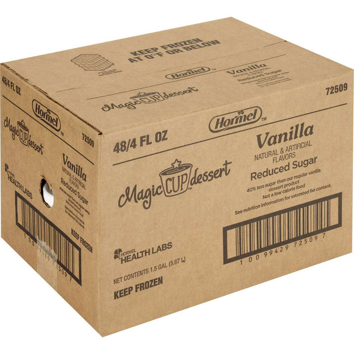 MAGIC CUP- Reduced Sugar Vanilla 4 ounce (Pack of 48)