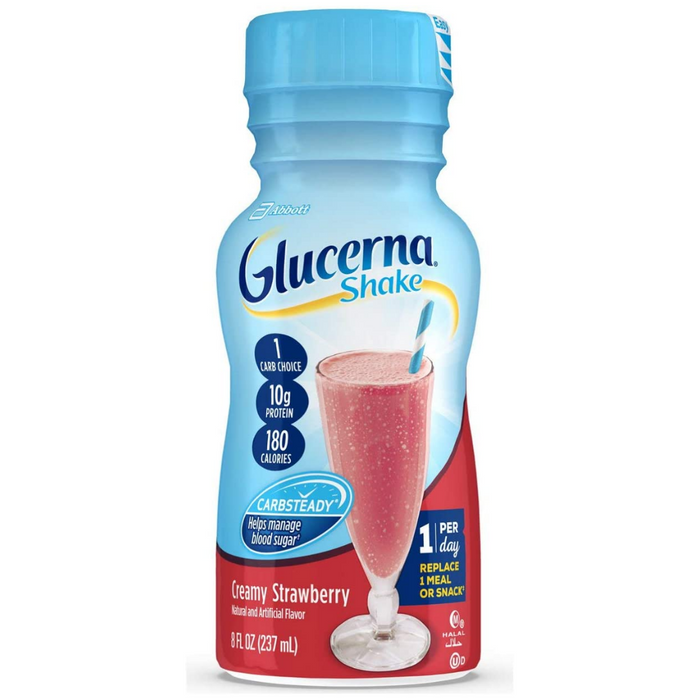 Glucerna Shake, Creamy Strawberry, 8 oz. (24 count)