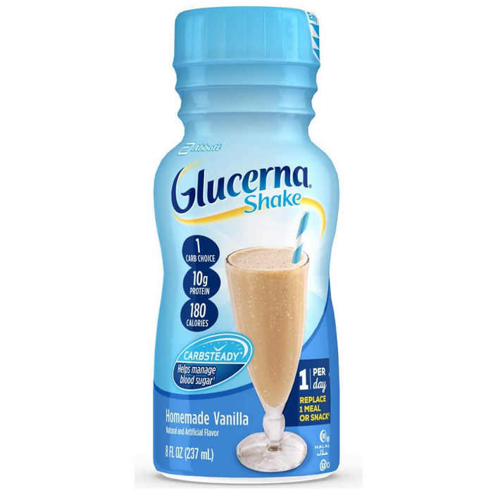 Glucerna Shake, Homemade Vanilla, 8 oz. (16 count)