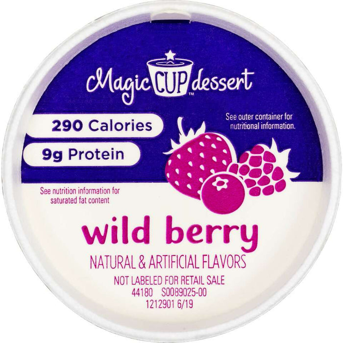 MAGIC CUP- Wild Berry 4 ounce (Pack of 48)
